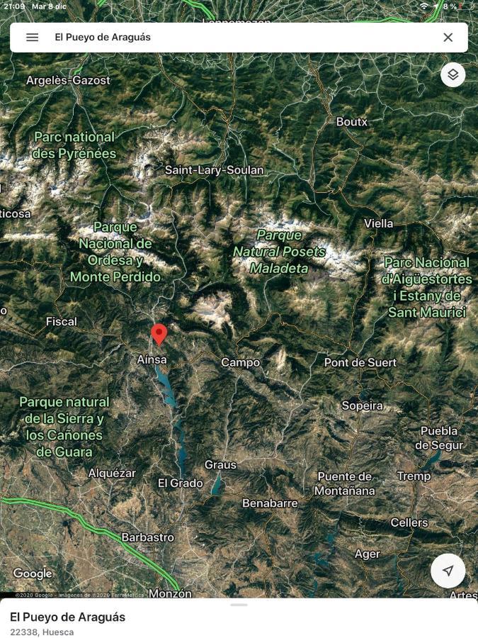 Гостевой дом Casa Encuentra, En El Pirineo Al Lado De Ainsa Эль-Пуэйо-де-Арагуас Экстерьер фото